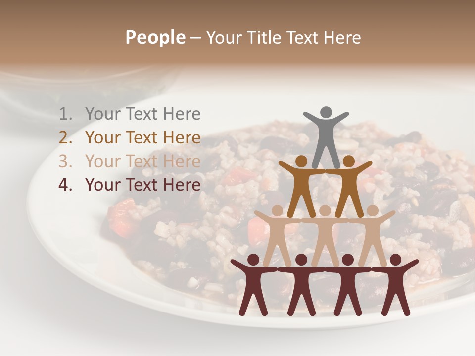 Kidney Bean Healthy Eating Meal PowerPoint Template