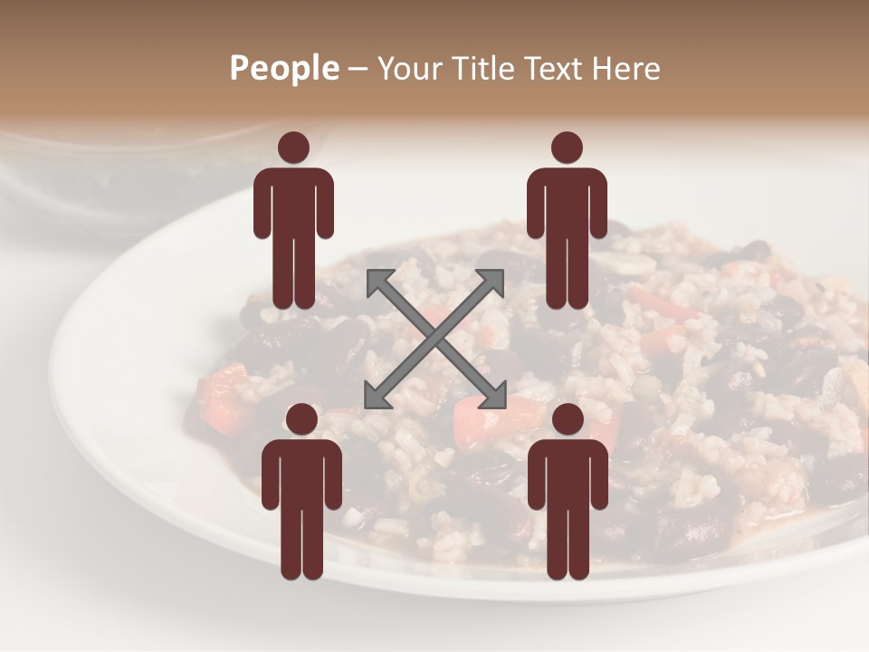 Kidney Bean Healthy Eating Meal PowerPoint Template