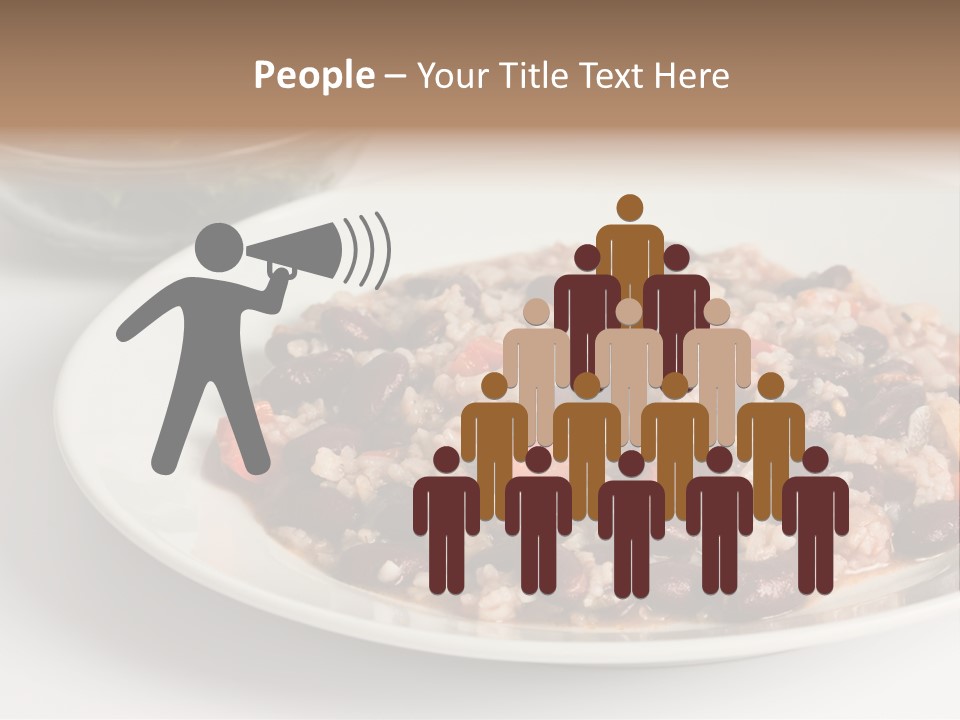 Kidney Bean Healthy Eating Meal PowerPoint Template