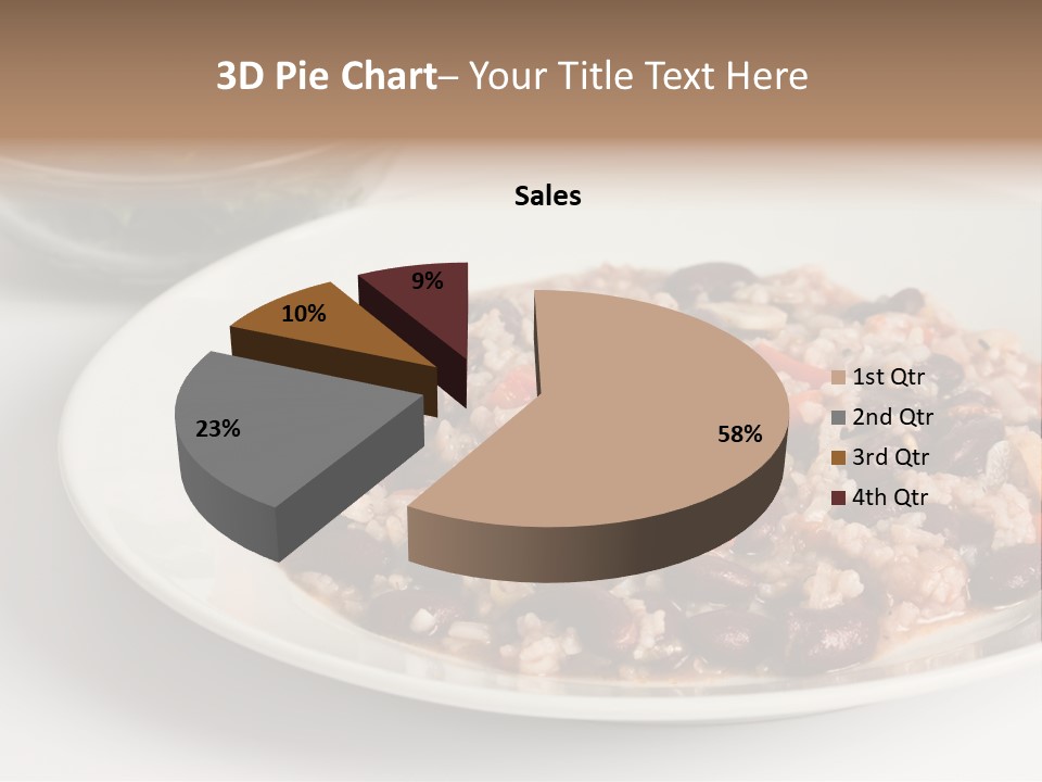 Kidney Bean Healthy Eating Meal PowerPoint Template