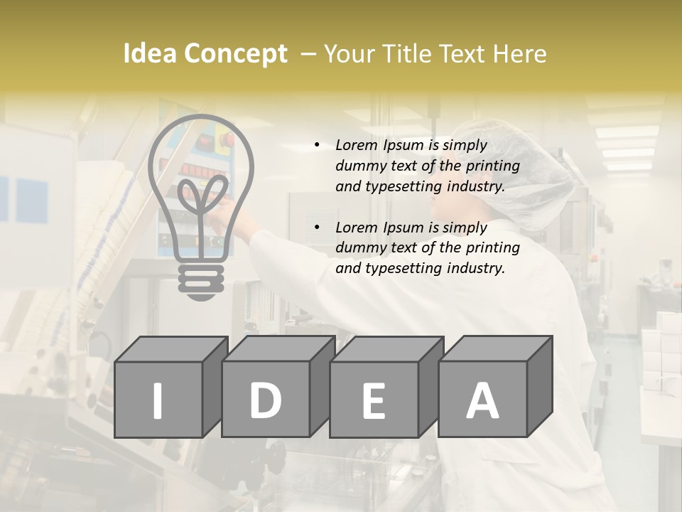 Produce Factory Inside PowerPoint Template