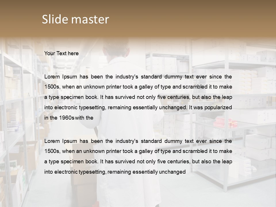 Young Box Specialist PowerPoint Template