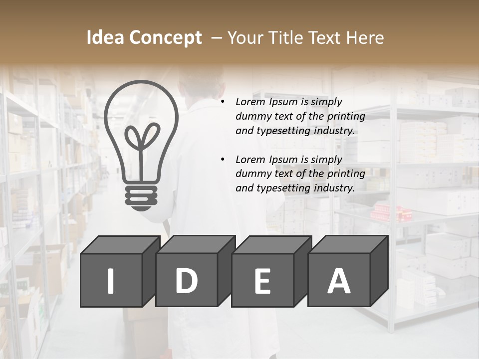 Young Box Specialist PowerPoint Template