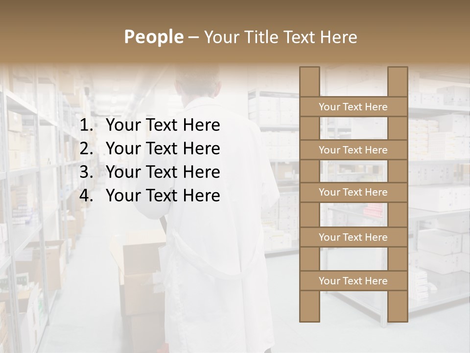 Young Box Specialist PowerPoint Template