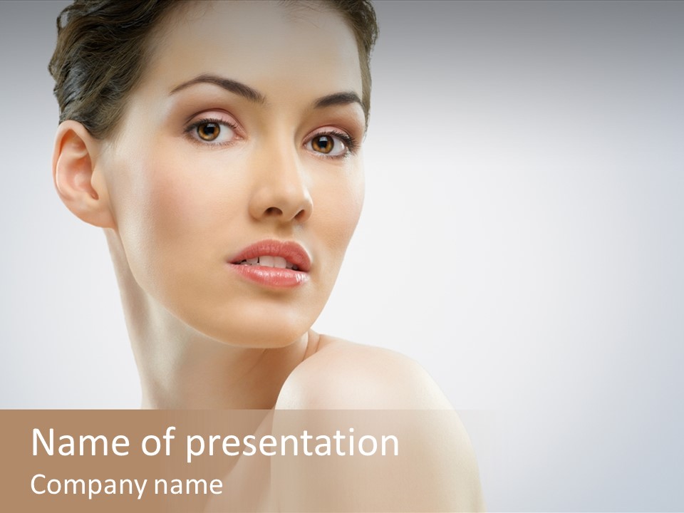 Cheerful Sensuality Human PowerPoint Template