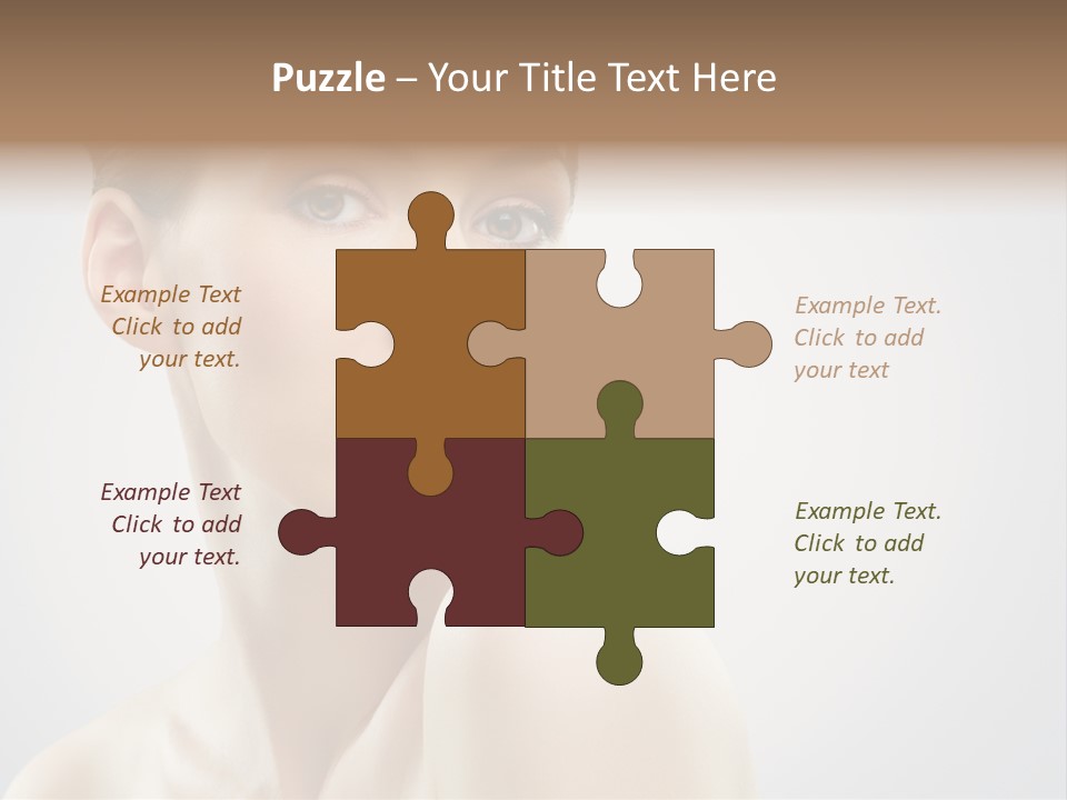 Cheerful Sensuality Human PowerPoint Template