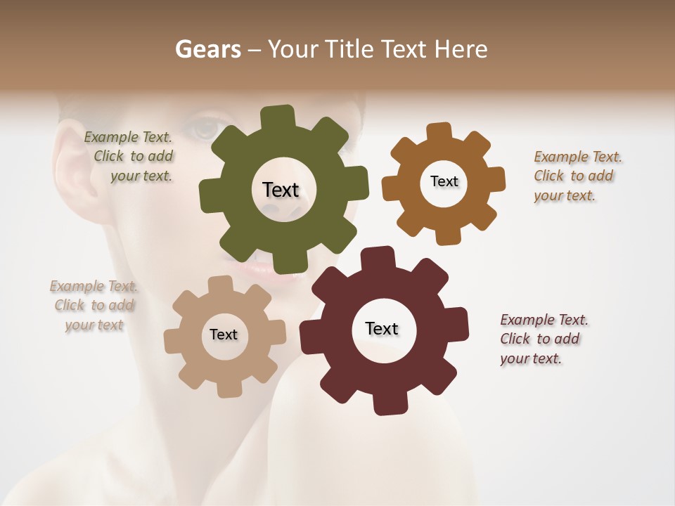 Cheerful Sensuality Human PowerPoint Template