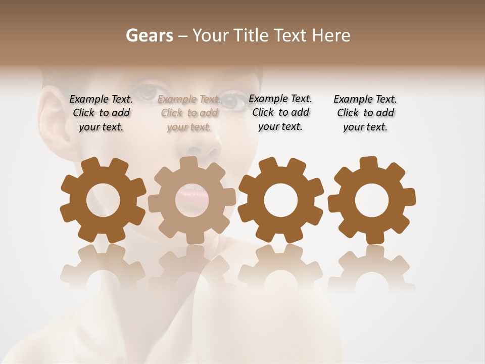 Cheerful Sensuality Human PowerPoint Template