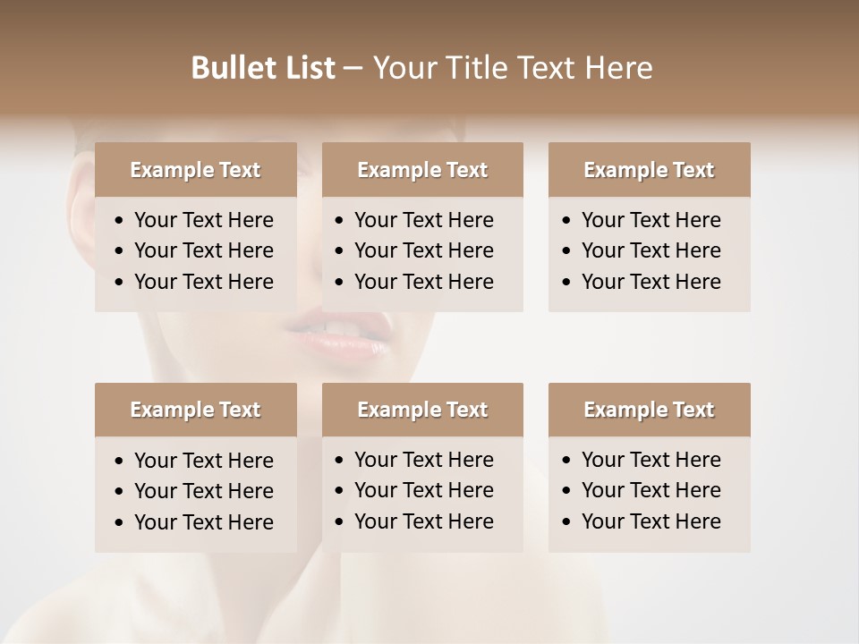 Cheerful Sensuality Human PowerPoint Template