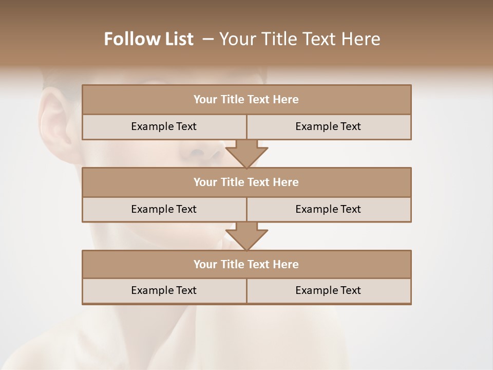 Cheerful Sensuality Human PowerPoint Template