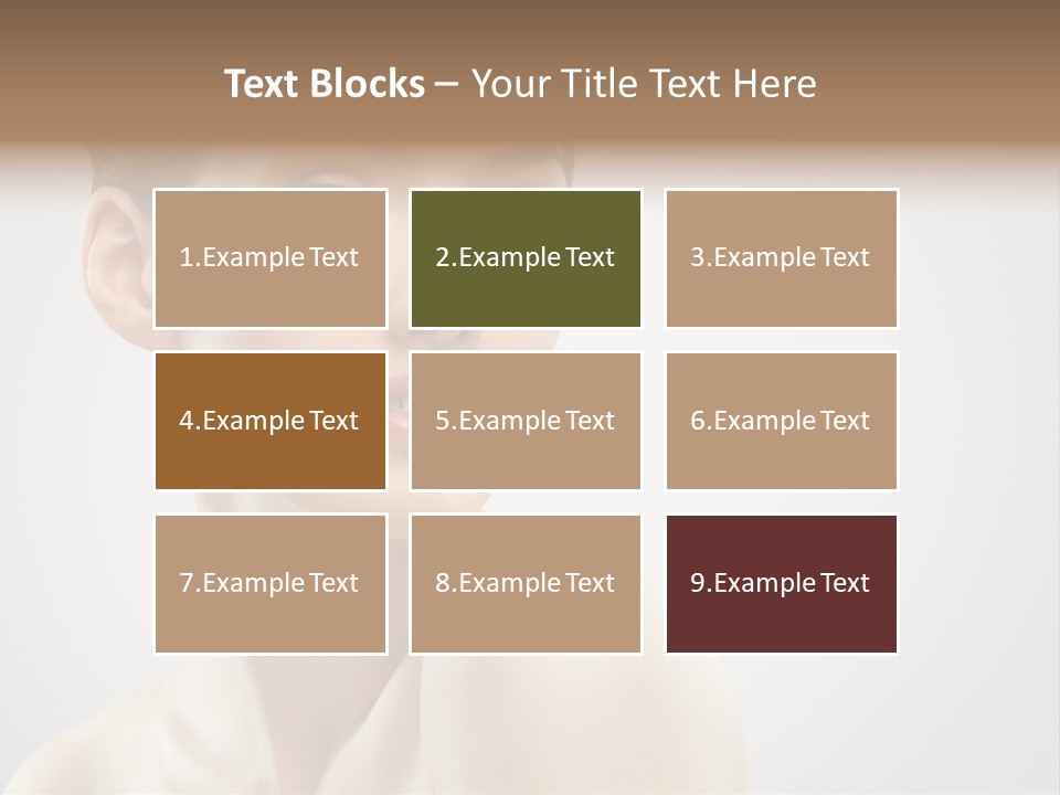 Cheerful Sensuality Human PowerPoint Template