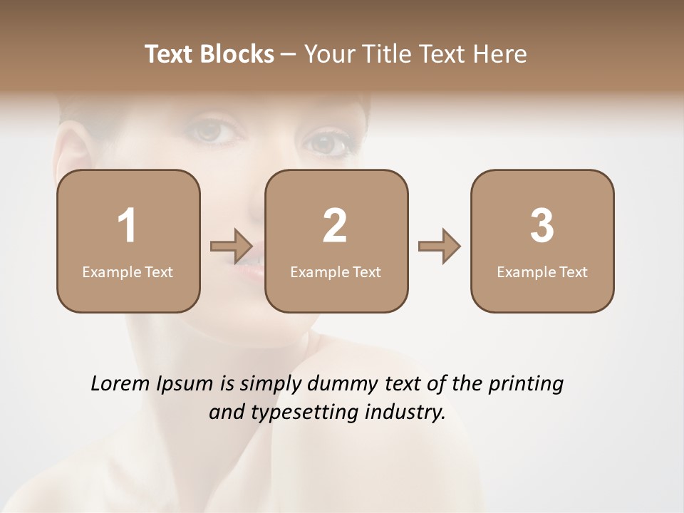 Cheerful Sensuality Human PowerPoint Template