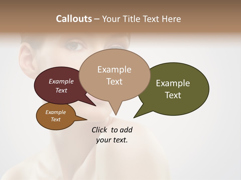 Cheerful Sensuality Human PowerPoint Template