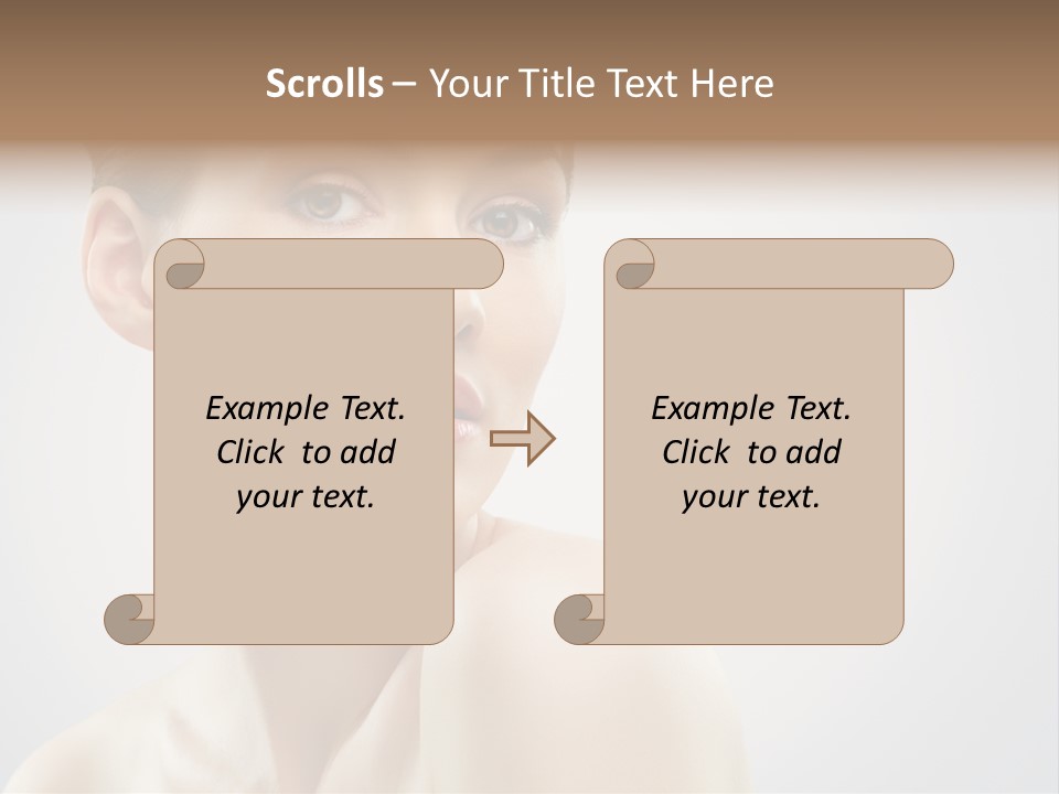 Cheerful Sensuality Human PowerPoint Template