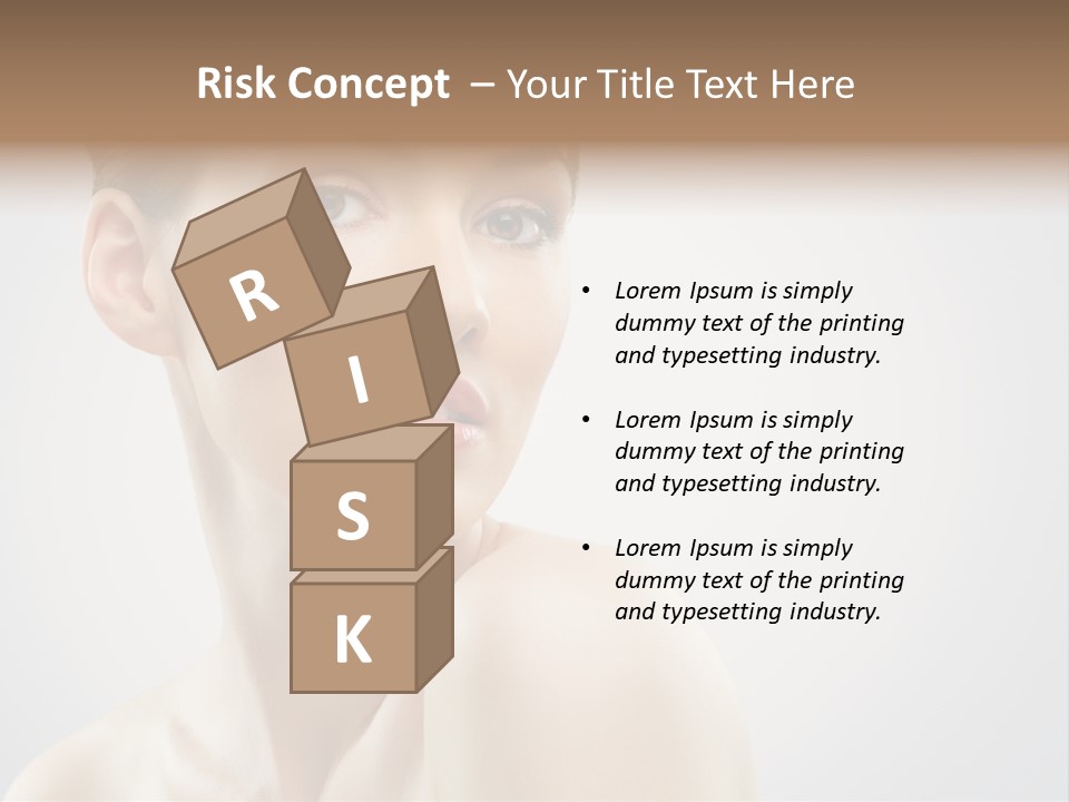 Cheerful Sensuality Human PowerPoint Template