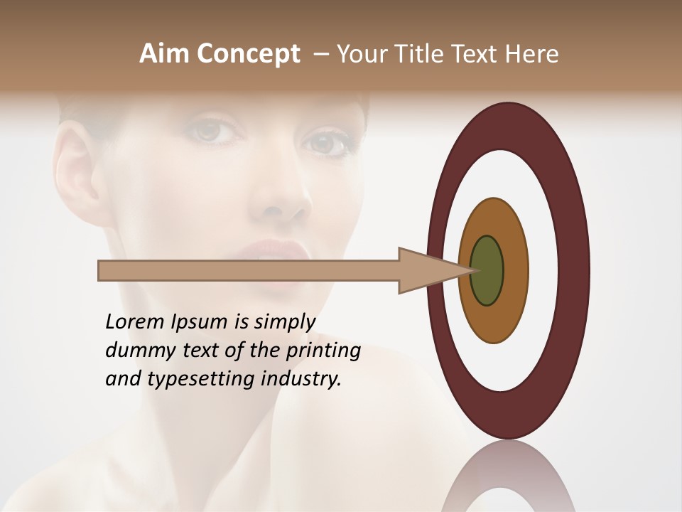 Cheerful Sensuality Human PowerPoint Template