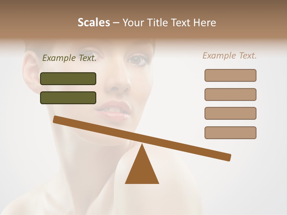 Cheerful Sensuality Human PowerPoint Template