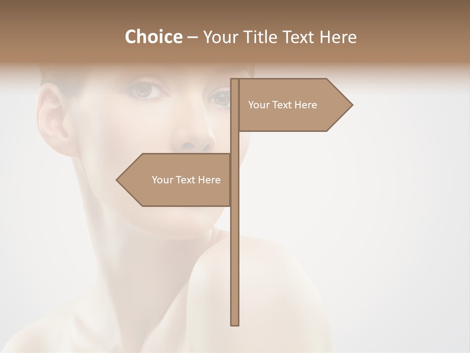 Cheerful Sensuality Human PowerPoint Template