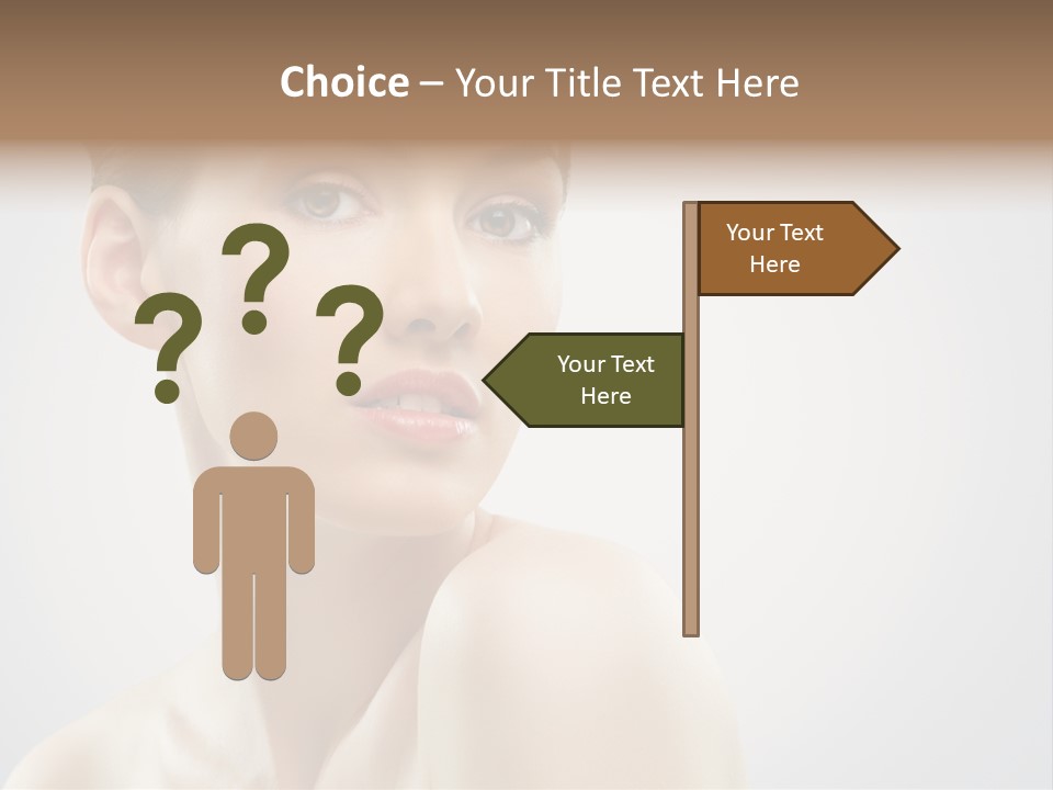 Cheerful Sensuality Human PowerPoint Template