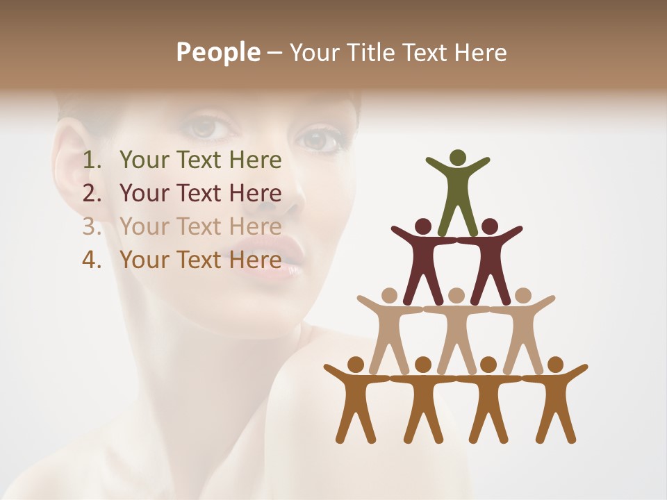 Cheerful Sensuality Human PowerPoint Template