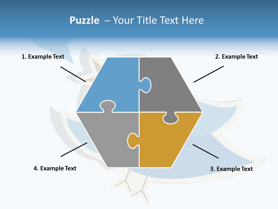 Portrait Reptile Looking PowerPoint Template