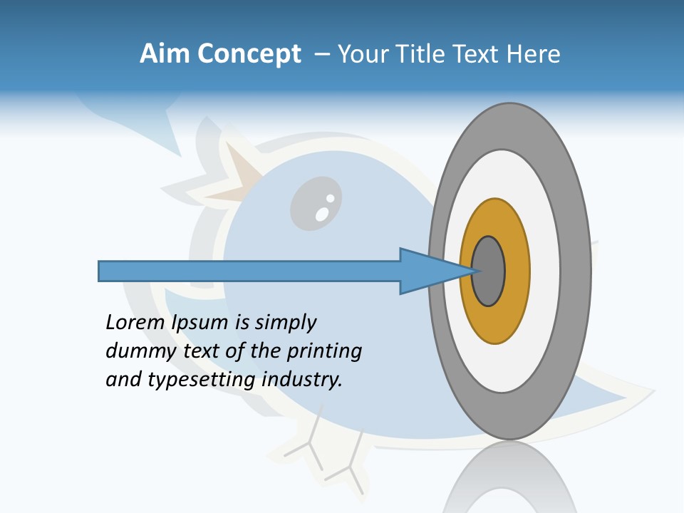 Portrait Reptile Looking PowerPoint Template