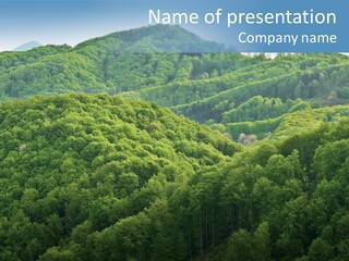 Far Beautiful Ecology PowerPoint Template