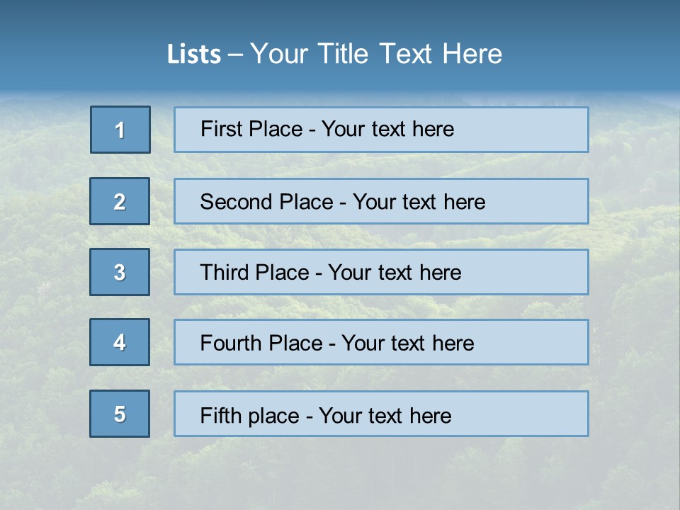 Far Beautiful Ecology PowerPoint Template