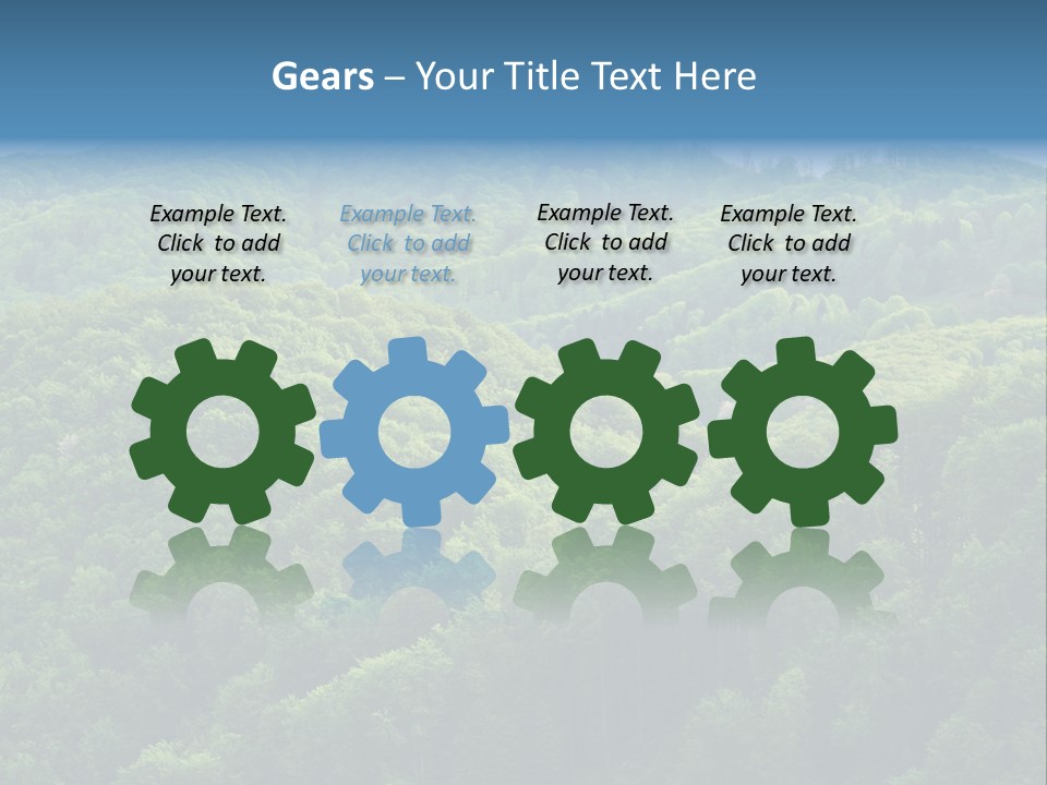 Far Beautiful Ecology PowerPoint Template