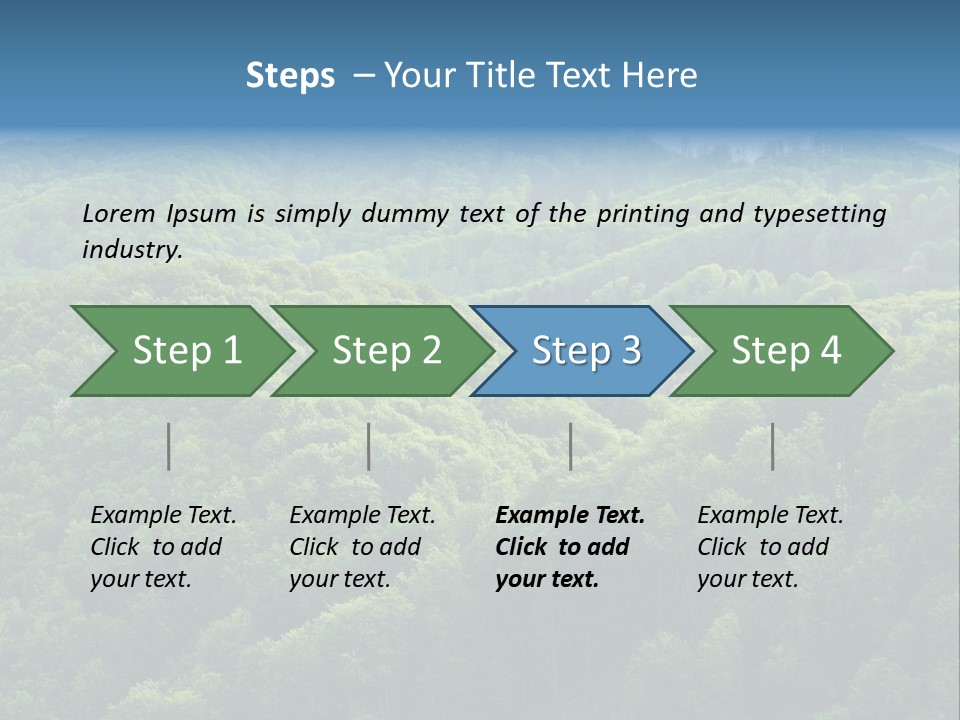 Far Beautiful Ecology PowerPoint Template
