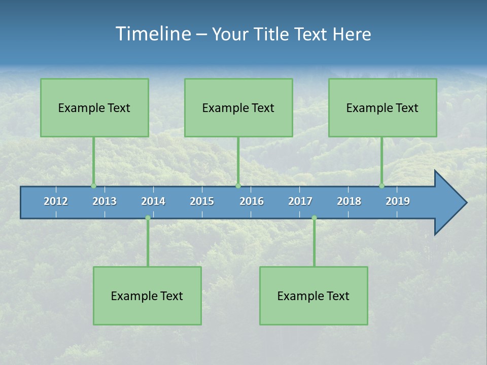 Far Beautiful Ecology PowerPoint Template