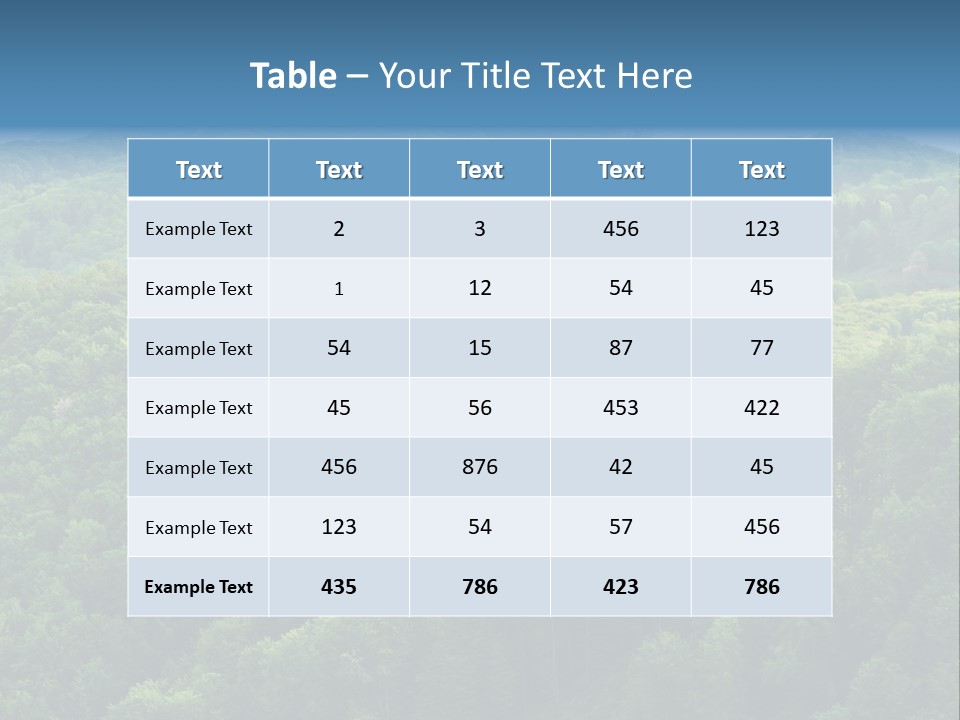Far Beautiful Ecology PowerPoint Template