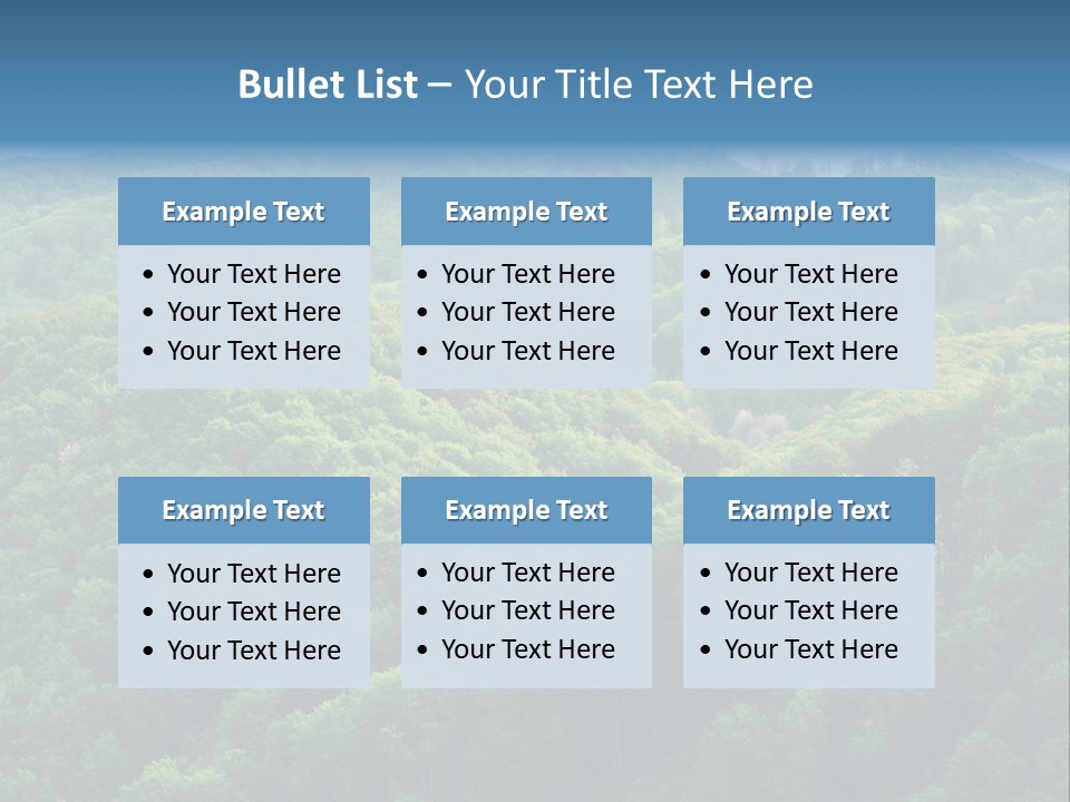 Far Beautiful Ecology PowerPoint Template