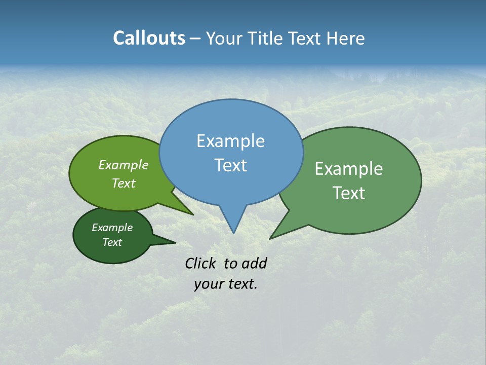 Far Beautiful Ecology PowerPoint Template