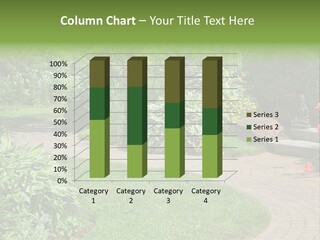 Perennial Hosta Nature PowerPoint Template