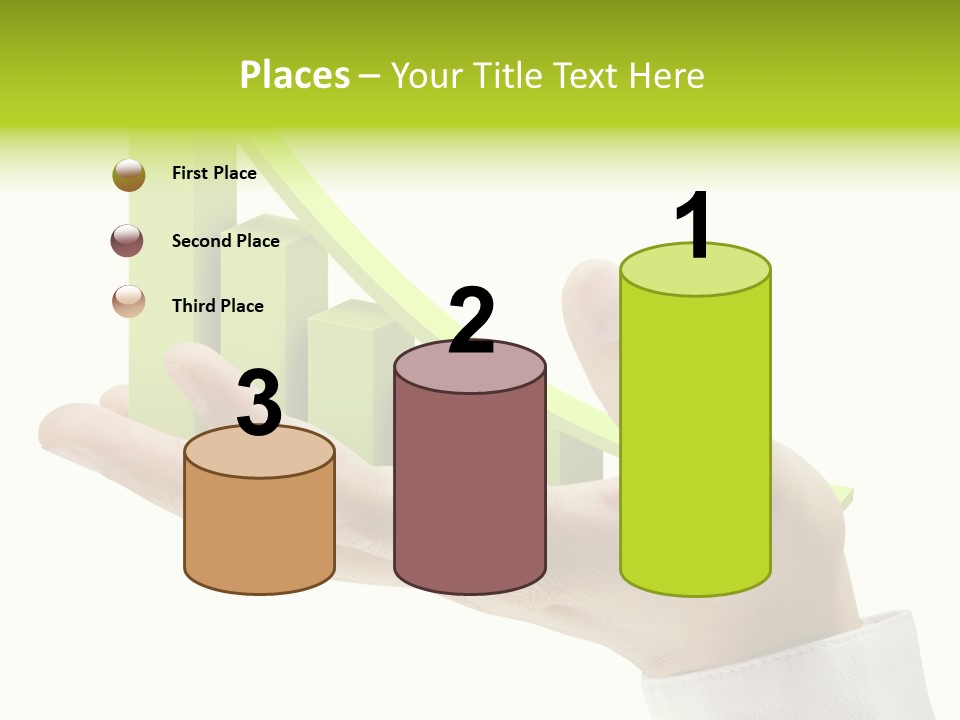 Pole Success Growing PowerPoint Template