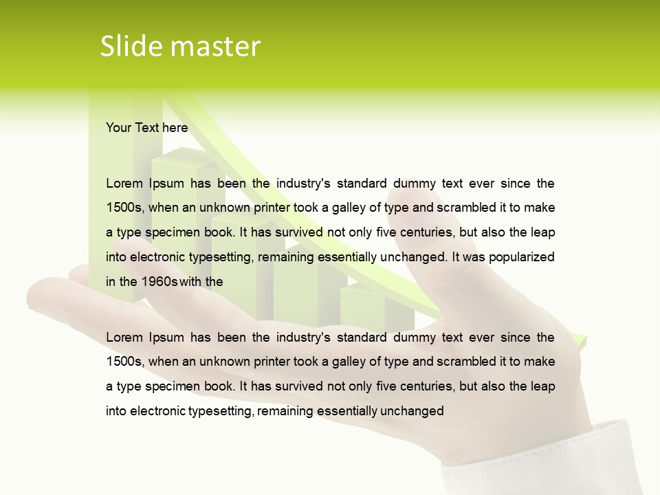 Pole Success Growing PowerPoint Template