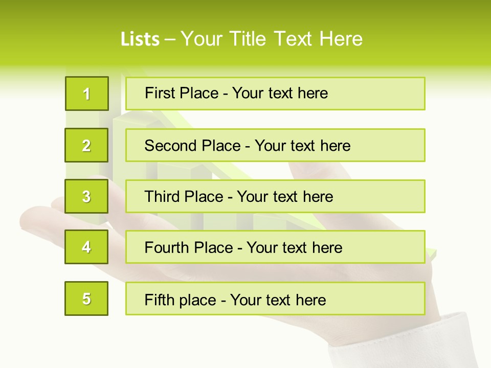 Pole Success Growing PowerPoint Template