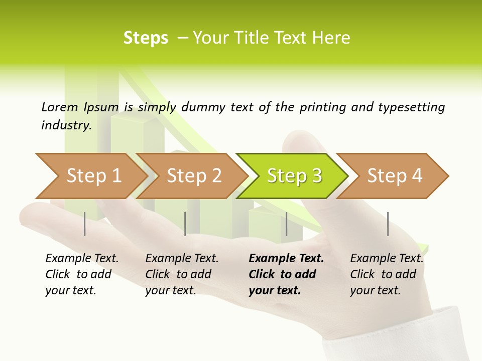 Pole Success Growing PowerPoint Template