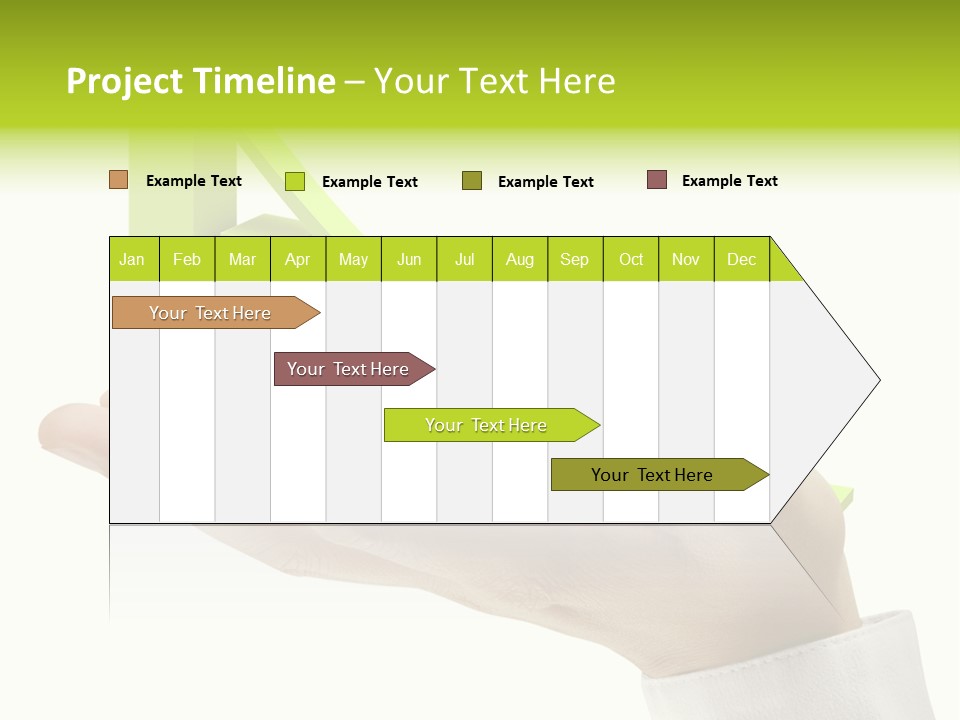 Pole Success Growing PowerPoint Template