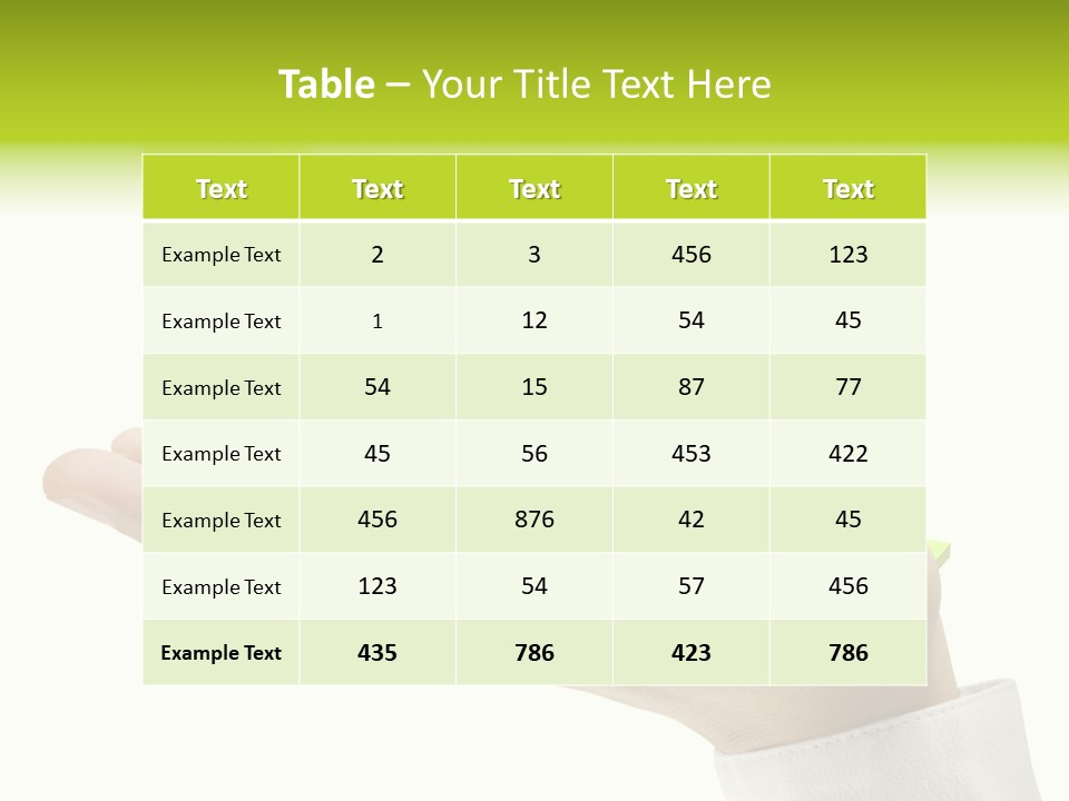 Pole Success Growing PowerPoint Template