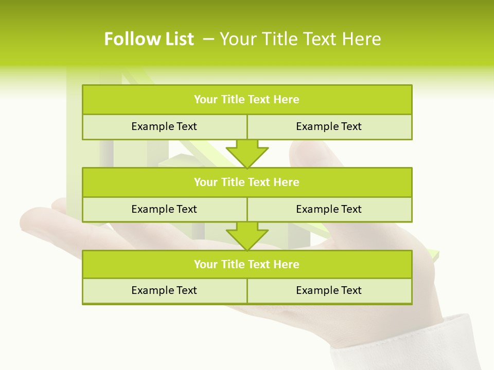 Pole Success Growing PowerPoint Template
