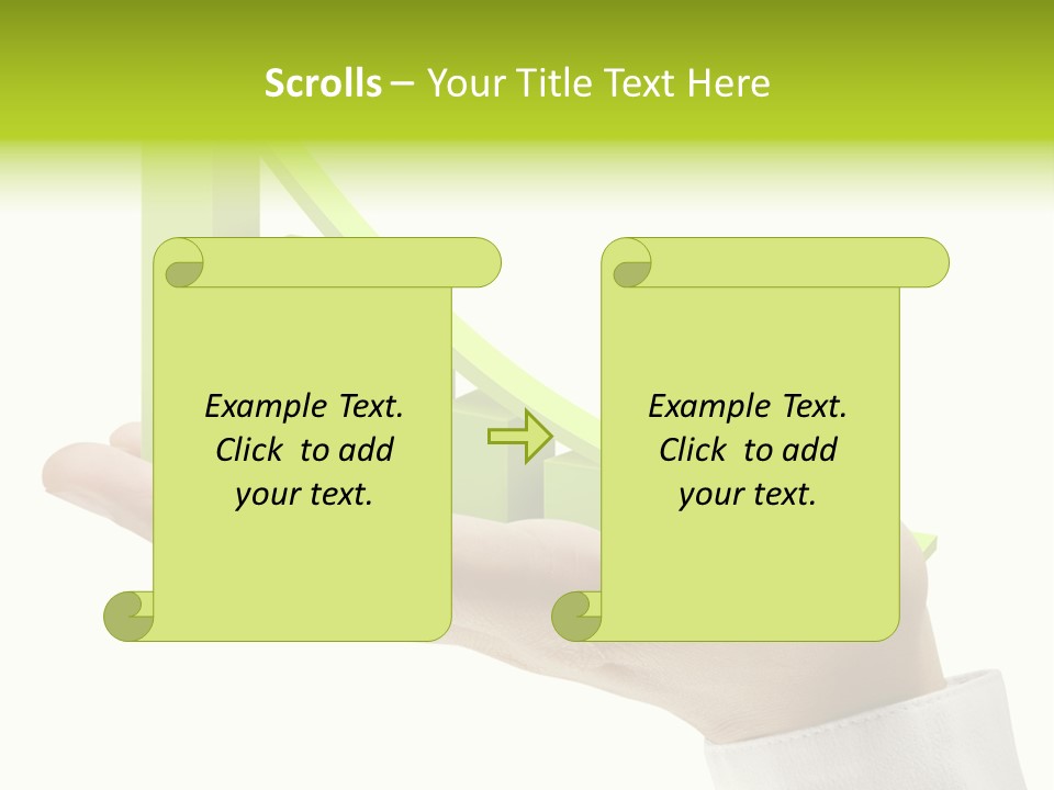 Pole Success Growing PowerPoint Template