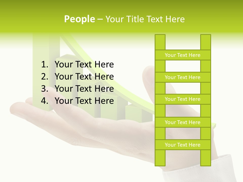 Pole Success Growing PowerPoint Template