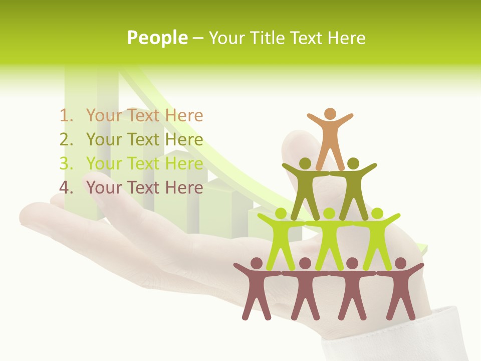 Pole Success Growing PowerPoint Template