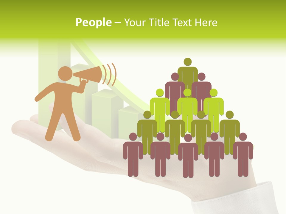 Pole Success Growing PowerPoint Template