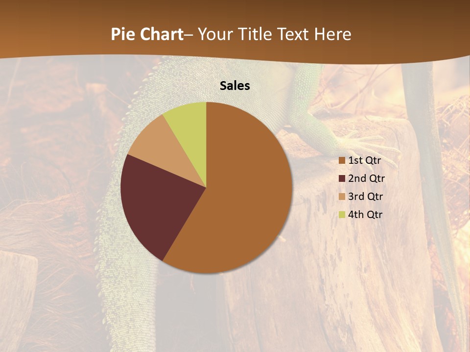 Portrait Reptile Looking PowerPoint Template