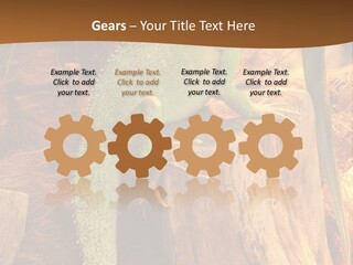 Portrait Reptile Looking PowerPoint Template