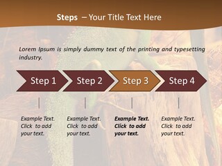 Portrait Reptile Looking PowerPoint Template