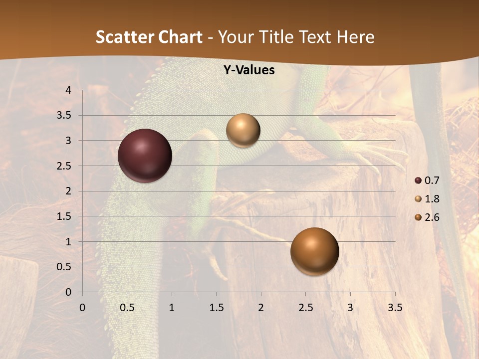 Portrait Reptile Looking PowerPoint Template